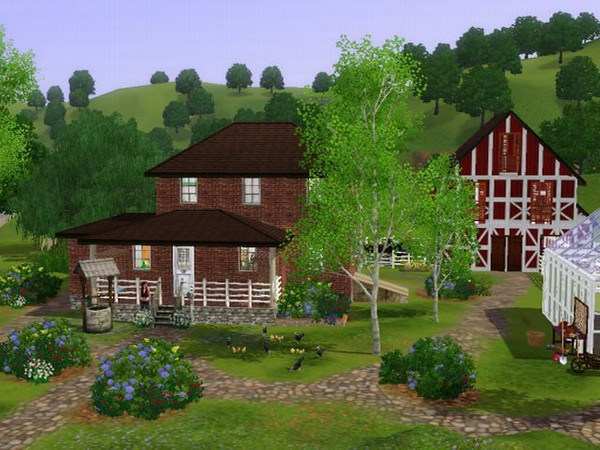 Sims 3 — Whispering Aspen Farm by jadepanther198303 — A country farm. 2 bedrooms 2 bath with room for a 3rd bedroom in