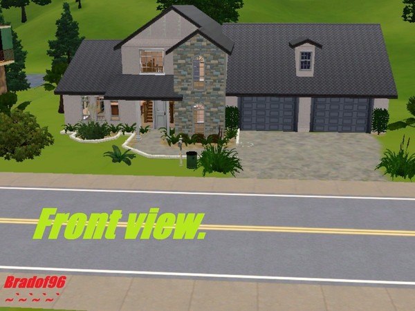 Sims 3 — ] European Styled Traditional Home [ by Bradof96 — Oh my, I think this was the house I spent the time most on,
