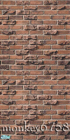 Sims 2 — Brick Wall 2-08 by monkey6758 — 