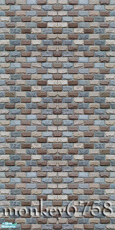 Sims 2 — Brick Wall 2-05 by monkey6758 — 