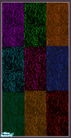 Sims 2 — Funky Walls by elainearora — A set of unique walls that will be different from what anyone else has.Each has a