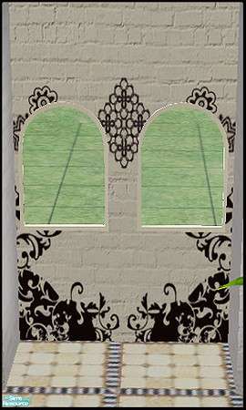 Sims 2 — the palace - recolor - deco wall by steffor — 