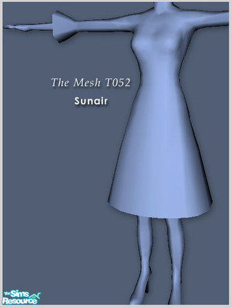 Sims 2 — Sunair Fashion T052 by Sunair — The MESH file of Sunair Fashion T052.