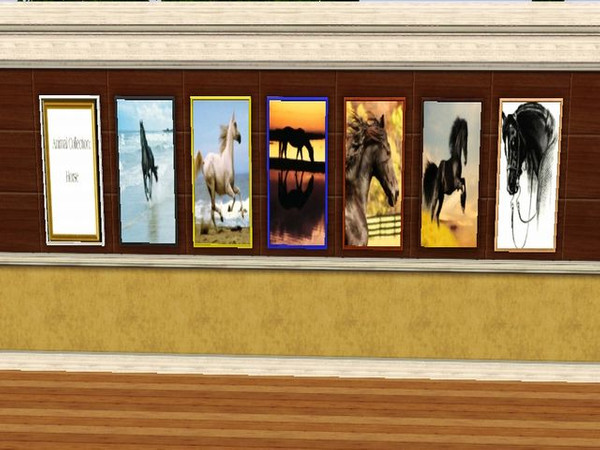 Sims 3 — Animal Collection -- Horses by jadepanther198303 — For anyone who gets tired of hundreds of paintings cluttering