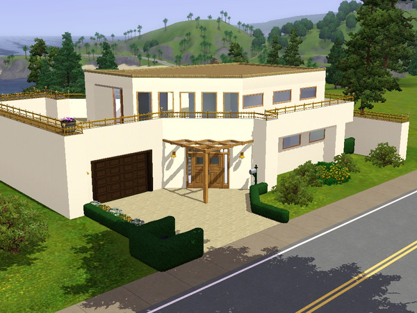 Sims 3 — Villa Moderna by matomibotaki — Yes, I like villa and I hope you too. Villa Moderna is waiting for an owner to