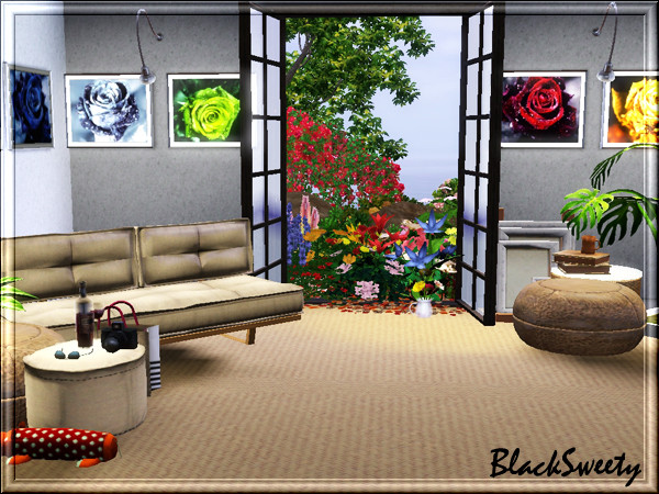 Sims 3 — Paintings with beautiful roses by BlackSweety — All art by Lilyas at lilyas.deviantart.com. 10 paintings in 1