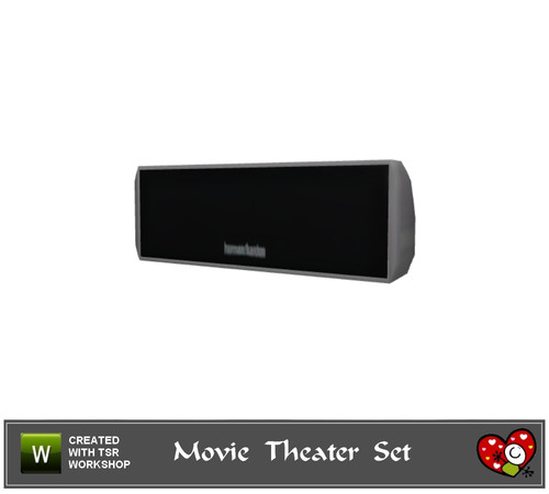 Sims 3 — Movie Theater_Center Speaker by mensure — Movie Theater_Center Speaker by mensure. Recolorable two parts. It is