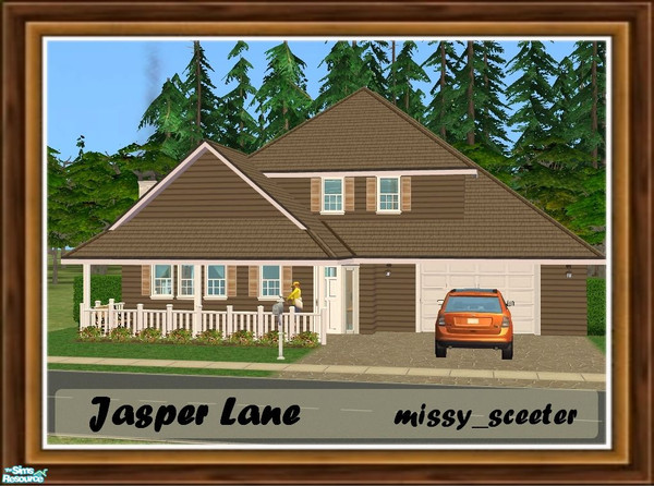 Sims 2 — Jasper Ln by missy_sceeter — An unassuming little family house at 1st glance, but quite homey & spacious.