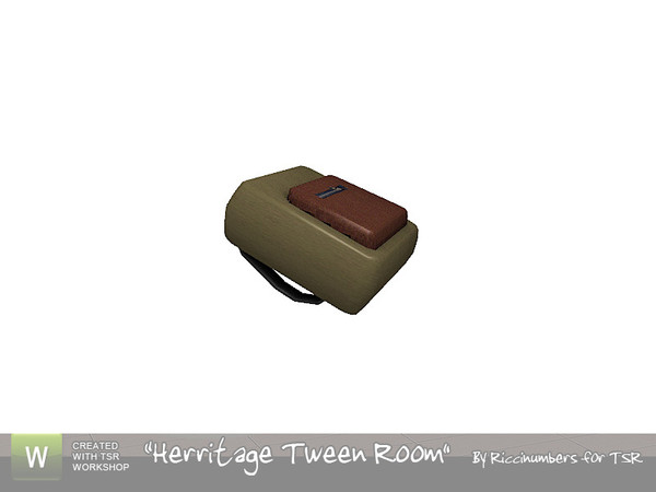 Sims 3 — Herritage Tween Room Backpack by TheNumbersWoman — Get home from school and just throw it around. Typical. By