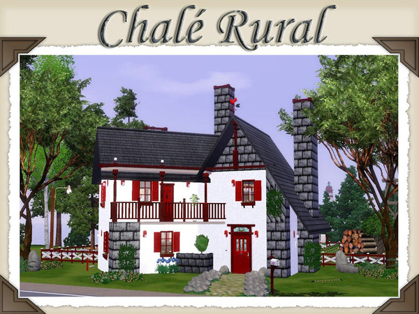 Sims 3 — Chale Rural by srgmls23 — From sims 2 for the sims 3. A beautiful house for your sims