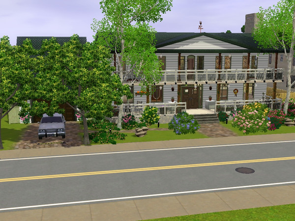 Sims 3 — Orleans Manor by liberty — A cosy family home for a small family. The house has a big front porch, for the