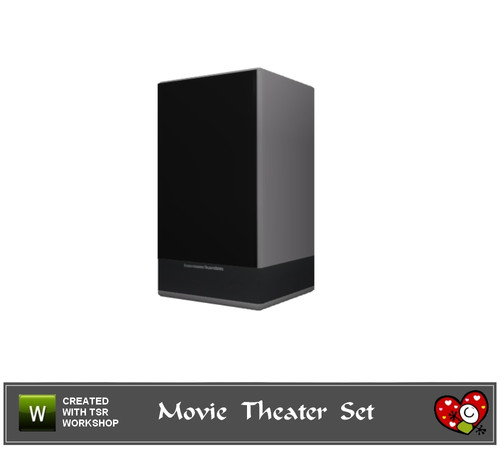 Sims 3 — Movie Theater_Speaker by mensure — Movie Theater_Speaker by mensure. Recolorable three parts. It is only