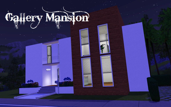 Sims 3 — Gallery Mansion by MadMilo — Gallery Mansion