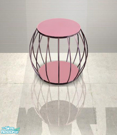 Sims 2 — Crazy Livingroom Recolors - Sidetable lilac by ShinoKCR — 