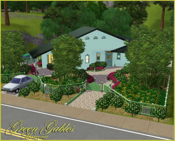 Sims 3 — Green Gables by marcorse —  Green Gables: think of somewhere cool and green and shady and you won't be far off.