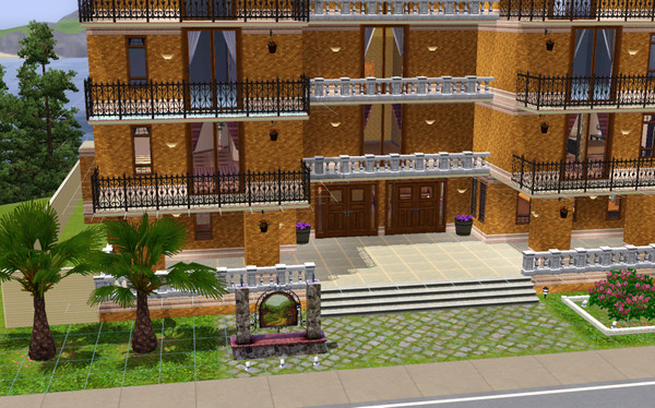 Sims 3 — hotel cozzy moments by johnnyGR — hotel cozzy moments, lobby, 1st floor anf outsite furnished.