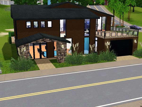 Sims 3 — Joyce Drive by skagrl7250 — 3 bedrooms, 2.5 bathrooms, living room, family room, garage, pool.