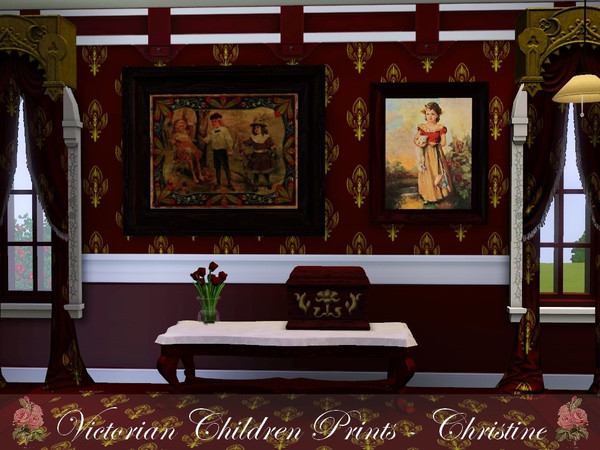 Sims 3 — Victorian Children Prints DV002 by cm_11778 — There are three different frames used in this set, each frame