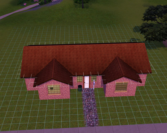 Sims 3 — Value Starter Home by robin_best — A simple 1 double bed, 1 bathroom starter house for under 20K, furnished with