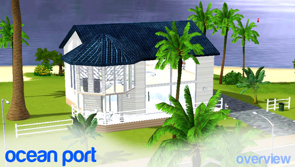 Sims 3 — Ocean Port (No Custom Content) by tomf60 — Set along Sunset Valley's stunning coastline, Ocean Port is an