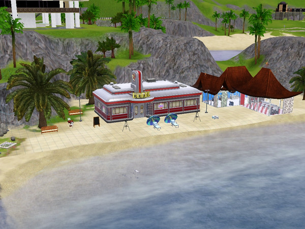 Sims 3 — Beach,Diner,Childcare Center 1 by hacc2258 — Do your Sims like to have fun, and want to bring the little ones