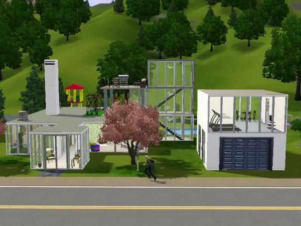 Sims 3 — Glassy by hilarija_dufa — 