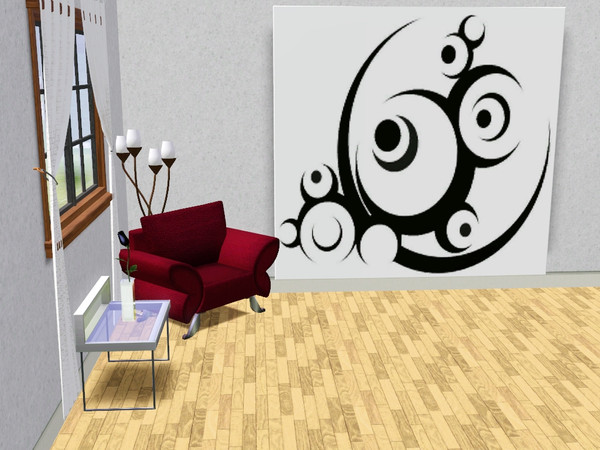 Sims 3 — WallArt Collection 3 Tribal 1 by CaliDea — Moder wallart to decorate your home.