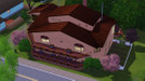Sims 3 — Terra Cotta Chateau by elhwal04 — Terra Cotta Chateau is done mostly in Terra Cotta and Teal colors. There are