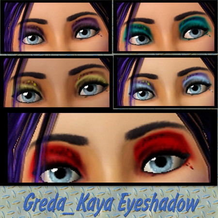 Sims 3 — Greda_Kaya Eyeshadow by Greda — No Description