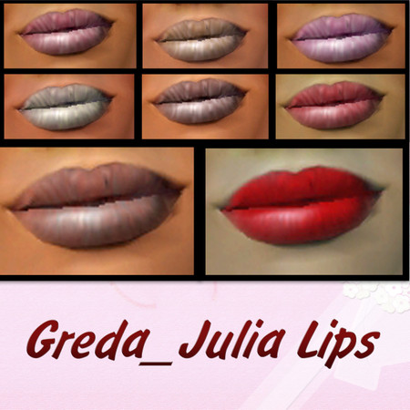 Sims 3 — Greda_Julia Lips by Greda — No Description