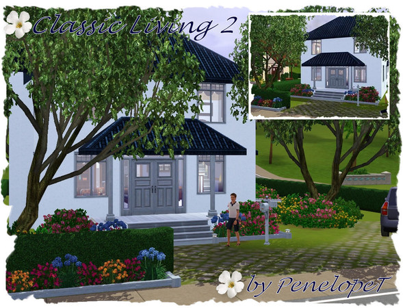 Sims 3 — Classic Living 2 by PenelopeT — Fully furnished and move in ready. This simple family style home is perfect for