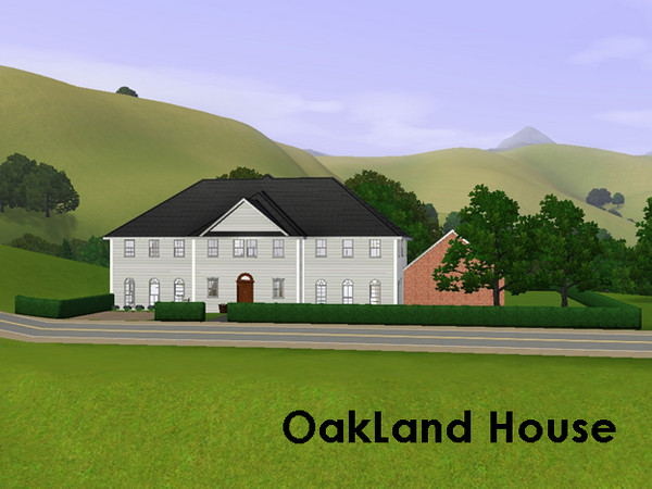Sims 3 — Oakland House by Squidster93 — 5 Bedroom | 4 Bath | 5 Reception Rooms | Contempoary Styling. 