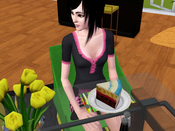 Sims 3 — Abbie Crane by Savampire — Clothing, hair and accessories for Abbie. Shirt: