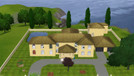 Sims 3 — Saddle River by L1VER — Mansion with guest house, pool, two car garage, extra car parking space, gym and pond.