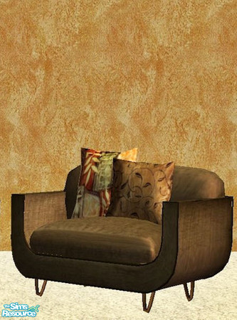 Sims 2 — Livorno Living Room by Simpleton - Silk Armchair by Miss_Simpleton — Recolour of the SIP Living Room 4, You will