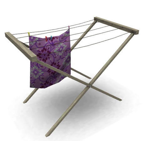 Sims 3 — Laundry: Laundryrack by Sasilia — 2010 by Sasilia@TSR(c)