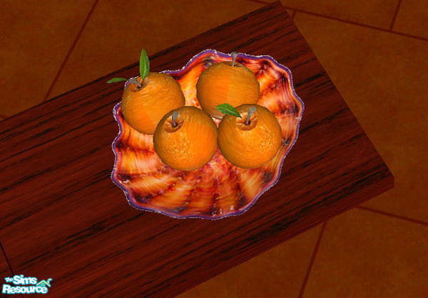Sims 2 — Livorno Living Room by Simpleton - Mayan Blown Glass Bowl by Miss_Simpleton — Recolour of the SIP Living Room 4,