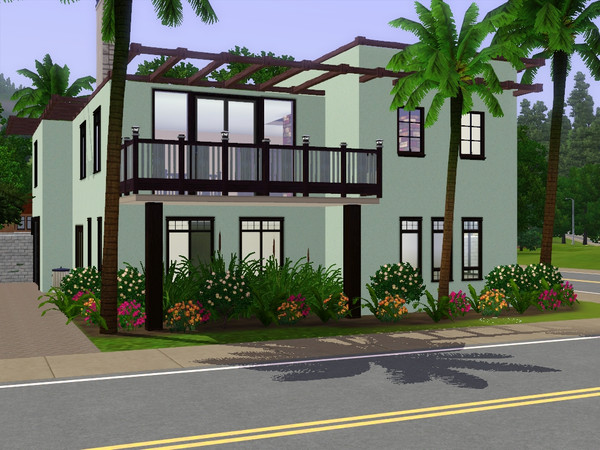 Sims 3 — Zephyr by CaitElin — Hopefully you and your Sims will love having this modern home in town. It has four bedrooms