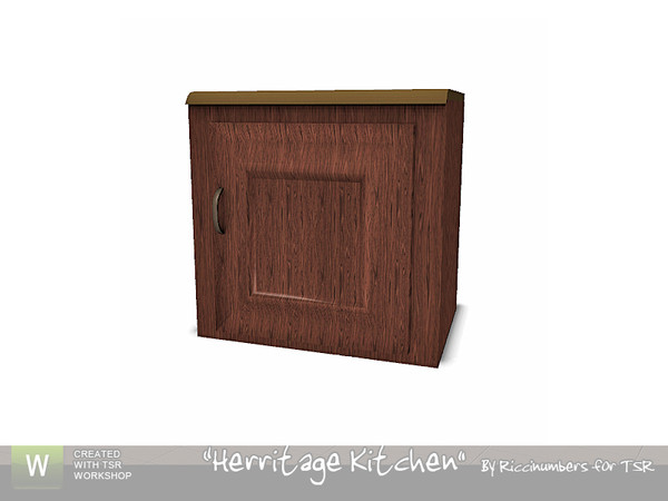 Sims 3 — Herritage Kitchen Counter by TheNumbersWoman — Counters...needful things...don't know exactly why but Here you