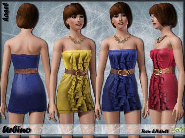 Sims 3 — Urbino  by hasel — 2 recolours in package.. From Teen to Adult.. Enjoy..