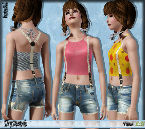Sims 3 — Greco  by hasel — 2 recolourable palettes.. 2 recolour in package.. Only Teen.. Enjoy..
