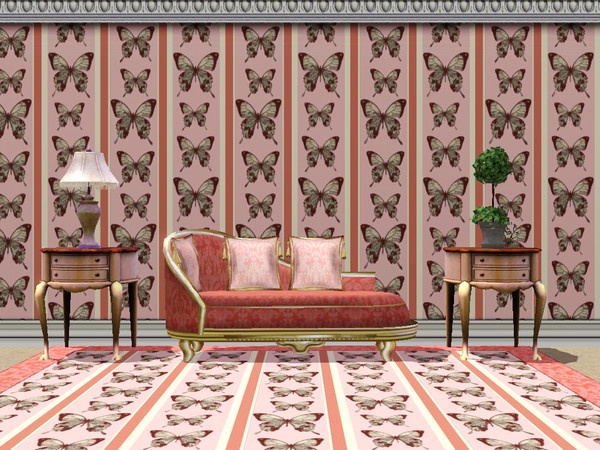 Sims 3 — Victorian Floral Collection Pattern 9 by ahundley — Victorian Floral Collection Pattern 9 of 9 coordinating