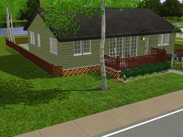Sims 3 — Cedar Place lot 18 by FluffyAuntyDi — A beautiful double wide manufactured home with all the executive