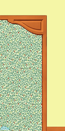 Sims 2 — grks Flower Wall set - right by greeksim — Part of a set of 4 walls and 1 floor which can form an arch the size