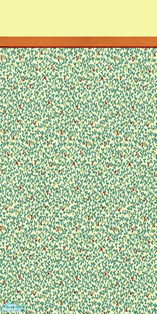 Sims 2 — grks Flower Wall set - centre by greeksim — Part of a set of 4 walls and 1 floor which can form an arch the size