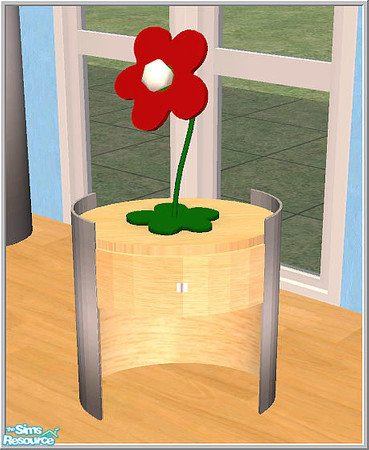 Sims 2 — B43 Endtable Recolor chrome by Birgit43 — 
