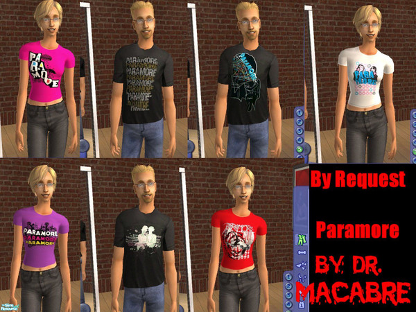 Sims 2 — By Request 39...Paramore by Dr. Macabre — Finally elementality I got your request done. I know it took a bit but