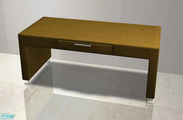 Sims 2 — Modern Living Recolors - Desk brown by ShinoKCR — 