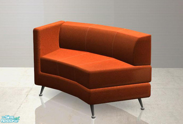 Sims 2 — Modern Living Recolors - Sectional Sofa with Armrest red by ShinoKCR — 