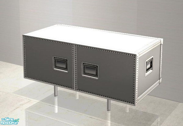 Sims 2 — Modern Living Recolors -Sideboard white by ShinoKCR — 